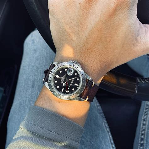 rolex 16570 on leather|rolex 16570 price.